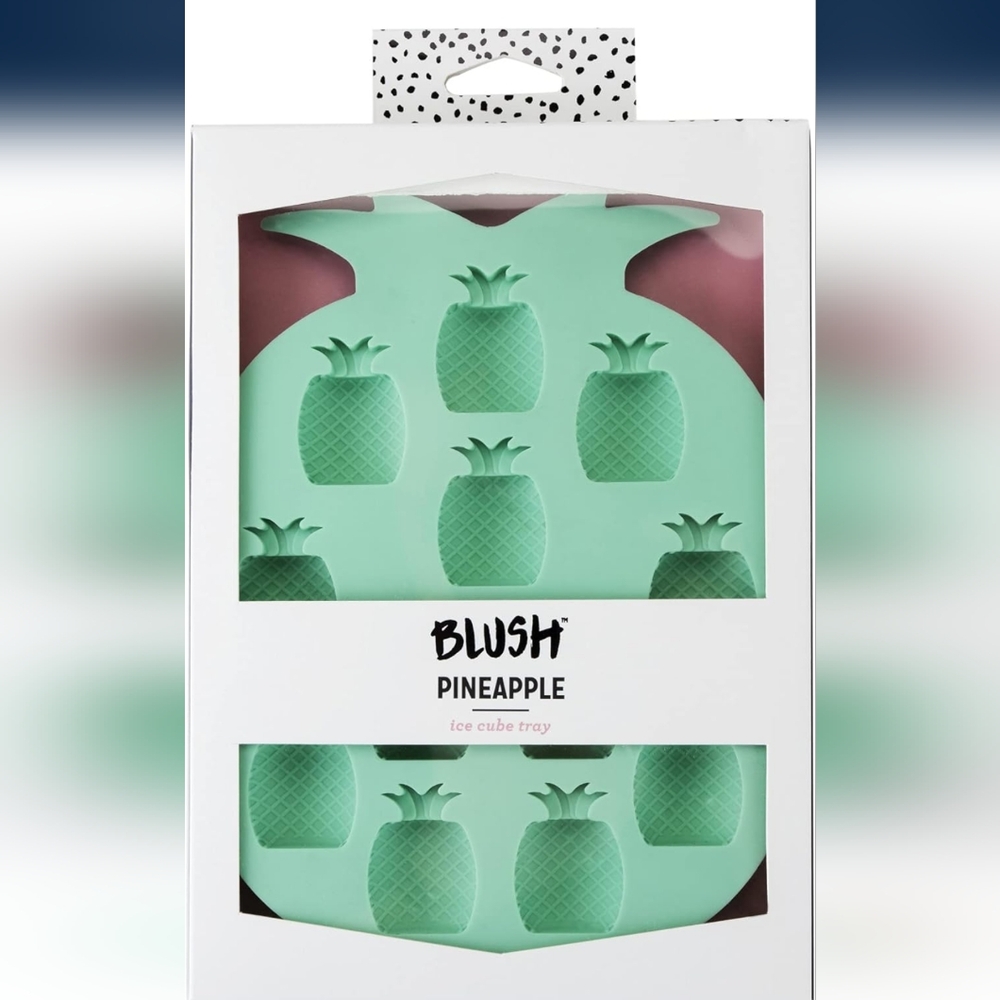 Blush pineapple ice cube tray